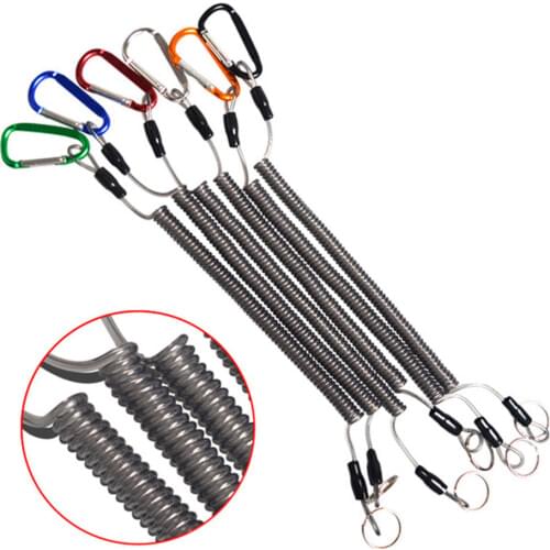 New 6pcs Fishing Lanyards Boating Multicolor Ropes Kayak Camping Secure Pliers Lip Grips Tackle Fish Tools Fishing Accessory