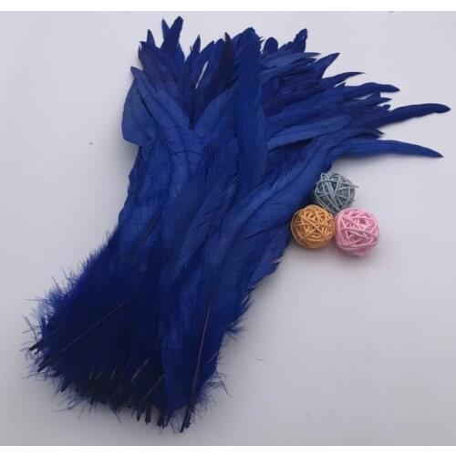 Wholessale 25-30cm rooster feathers for craft wedding Chicken feathers for jewelry making plumas for DIY decoration