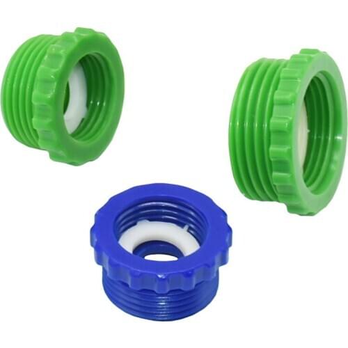 1/2 Female To 3/4 To 1" Male Thread Connector Water Tap Maintenance Reduce Connectors 10pcs