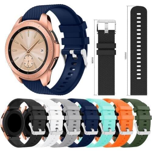 New band blasting Silicone WatchBand Replacement Strap For Samsung Galaxy Watch 42mm SM-R810 WristStrap Smartwatch bracelet band