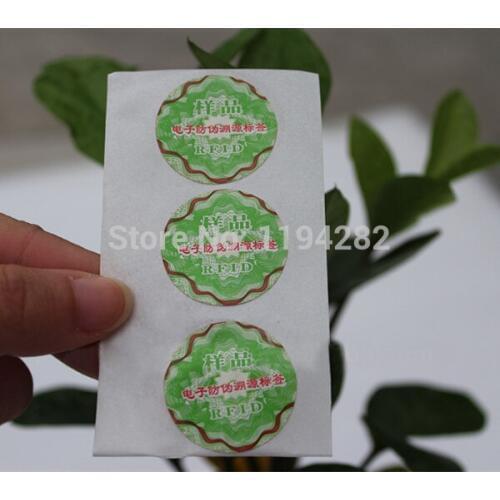 Anti-counterfeiting rfid label 13.56Mhz ntag213 nfc label for wine IEC144443A