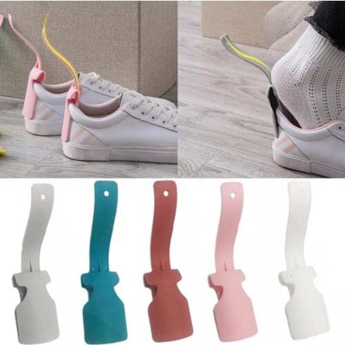 1/2Pcs Shoe Horn Lazy Unisex Wear Shoe Horn Profession Convenient Helper Shoehorn Shoe Easy On Off Sturdy Slip Aid Shoe Helper