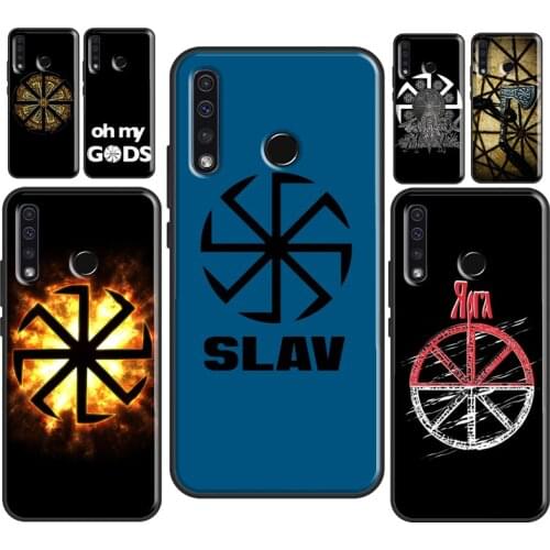 Slavic Viking Symbol Kolovrat Soft Case For Huawei Honor 10 Lite 10X 9X 8X 7X 10i 4C 7C 6C 20 Pro 7A 8A 9A 8S 9S Cover