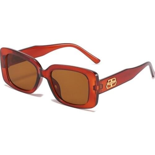 Big Frame Bright Color Vintage Luxury Unisex Sunglasses Fashion Personality Versatile Classic Square High Quality Sun Glasses