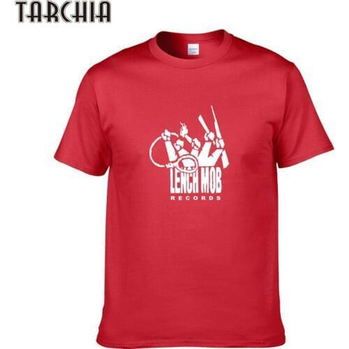 TARCHIA Brand Funny Print Tops Cotton Short Sleeve Summer T Shirts Casual Slim Fit Hip Hop Men Plus Size Tees Tops Homme