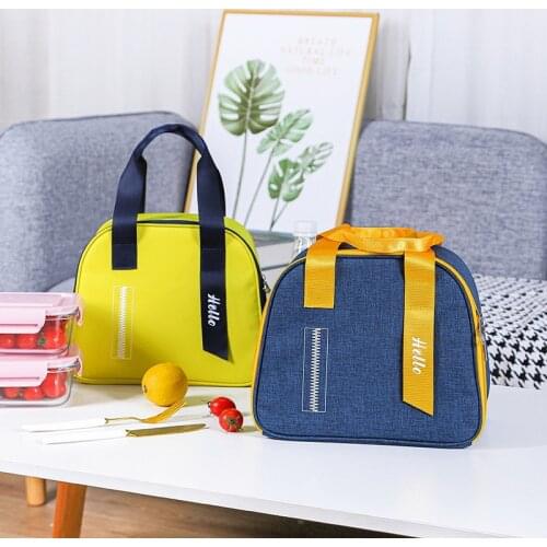 Thermal insulation lunch box bag office worker takes food bag aluminum foil handbag Bento bag Bento thermal insulation bag