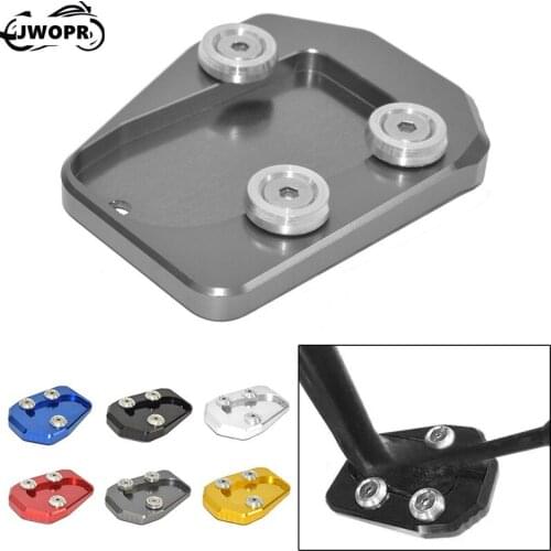 JWOPR Motorcycle Side Foot Support Seat Extension Anti-skid Pad Modification Accessories for YAMAHA MT09 2013-2015