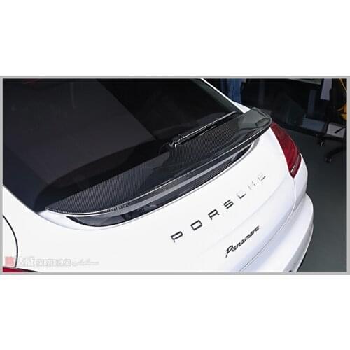 Fit for Porsche parame 14-16 carbon fiber rear spoiler rear wing