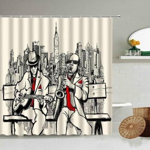 Madonna of Musical Geometry shower curtain set bathroom mat sets with shower curtain light blue shower curtain shower curtain