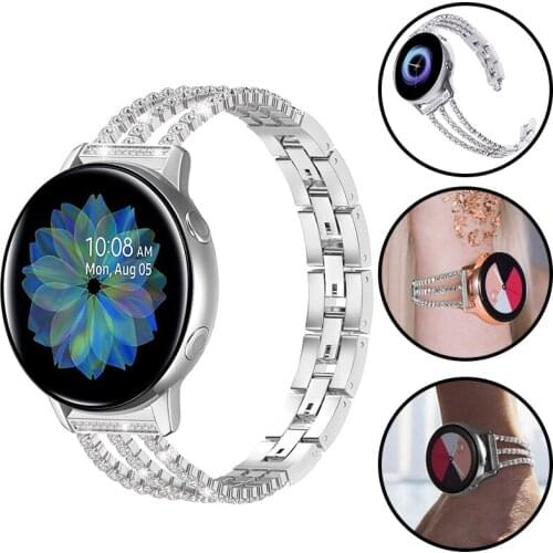 Womens Diamond Strap For Huami Amazfit GTR 2 47mm 42mm Bracelet Jewelry Band for Amazfit Stratos 3 GTS Bip S 20mm 22mm Watchband