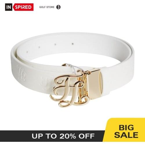 Golf belt women fashion metal buckle belt girl waist decoration