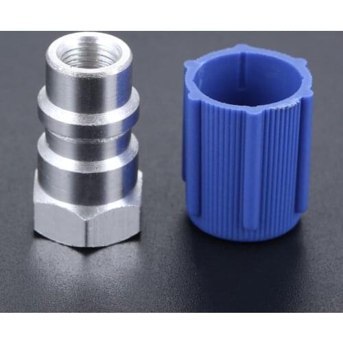 7/16inch AC Service Charging Low Side Port R12/R22 to R-134a Retrofit Low Side Adapter With Cap