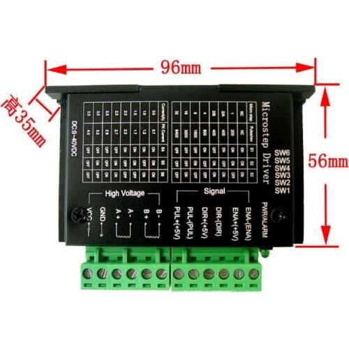 DM556 Digital Stepper motor driver 2 phase 5.6A for 57 86 stepper motor NEMA23 NEMA34 Stepper Motor Controller