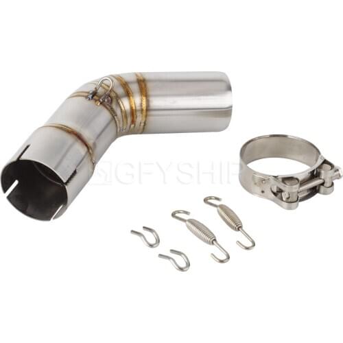 For Suzuki V strom 1000 2014 2015 -2017 2018 2019 DL 1000 Vstrom DL1000 Escape Slip-on Motorcycle Exhaust Muffler Mid Link Pipe