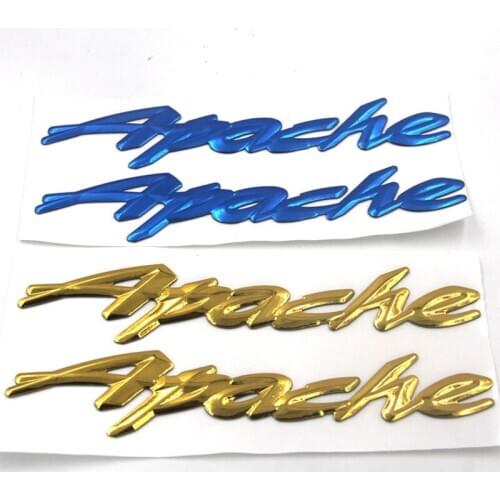 Fuel Gas Tank Emblem Badge Decals Stickers for apache motorcycle