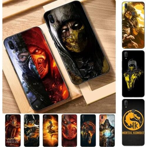 FHNBLJ Mortal Kombat Phone Case for Vivo Y91C Y11 17 19 53 81 31 91 55 V17 11i 9 for oppo