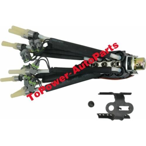8 Cylinder Fuel Spider Injector With Bracket FJ504 93441235 89060440 217-3029 For Chevyy C1500 C2500 C3500 GMCC Pickup Truck