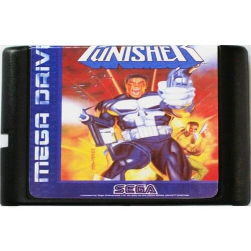 The Punisher 16 bit MD Game Card For Sega Mega Drive For SEGA Genesis