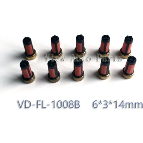 OEM MD619962 10pcs fuel injector micro filter 6*3*14mm for Nissan Pathfinder 3.5L repair kit VD-FL-1008B