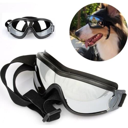 Adjustable Pet Dog Sunglasses Anti-UV Sun Glasses Eye Wear Protection Waterproof Large Dog Sunglasses Pet Dog Supplies