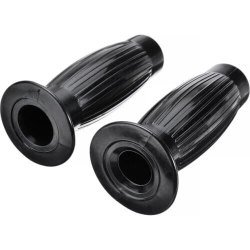 Motor Parts 1 Pair Black Motorcycle Motorbike Handlebar Grips 7/8inch Universal Hand Lebar for Norton Commando for Triumph T150