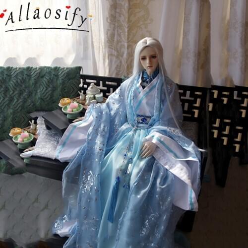 Allaosify Bjd Doll 45-80cm Antique Costume Baby Clothes Customized