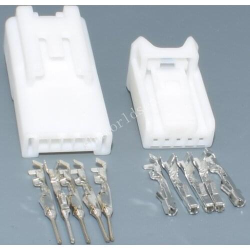 Shhworldsea 5Pin 0.7mm Fastener Male Auto Wiring Unsealed Replacement Connector Plug 6098-3810 90980-12365