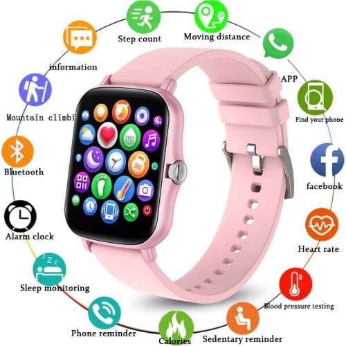 LIGE Smart Watch Men Fitness Tracker Pedometer Watch Women Heart Rate Blood Pressure Monitorong Sports Waterproof Smartwatch
