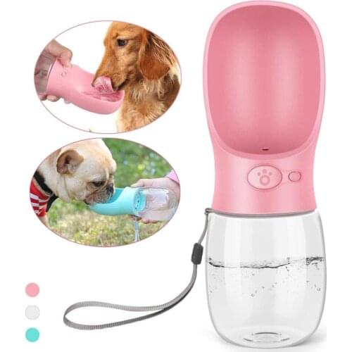 Pet Dog Water Bottle 350/550ml Leakage-proof Drinking Cup Water Feeder Outdoor Dogs accessories Travel Water Bottle Supplies