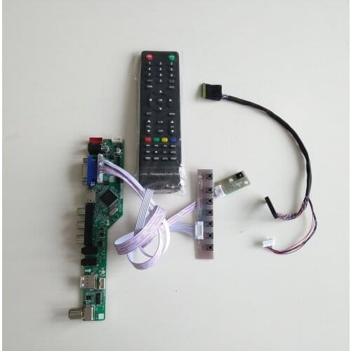TV LCD LED RF VGA AV USB LED HDMI-compatible Controller Board For N156BGE-L11/L21 N156BGE-L31/L41 1366×768 15.6" Panel Screen