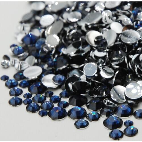 Nail Art Decoration High Quality Shiny Montana Color Non Hot Fix Rhinestones Decorations Flat Back For DIY Acrylic Crystal