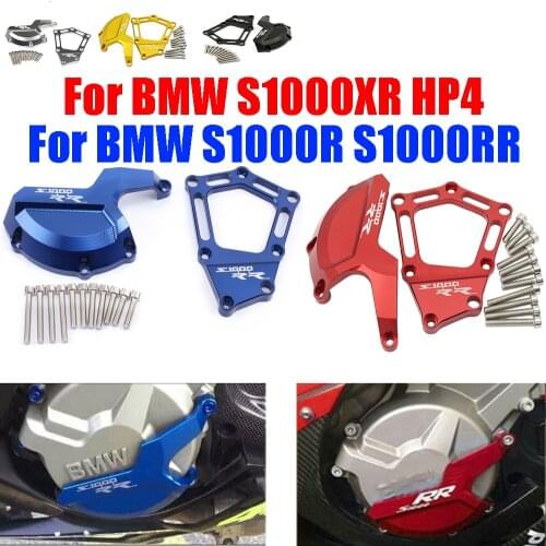 For BMW S1000RR S1000 RR S1000R 2014 2015 2016 2017 2018 Motorcycle CNC Engine Saver Stator Case Guard Cover Slider Protector