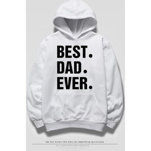 Woman Hooded Pullover Father Day Gift Hoodies Woman Hoodies Unisex Best Dad Ever Sweatshirts Plus Size Clothing