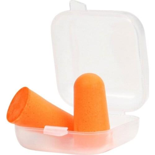 1 Pair Of Convenient Earplugs Anti-Noise Snoring Earplugs Soft Silicone Ear Plugs Sound Insulation For Travel Noise Reduction