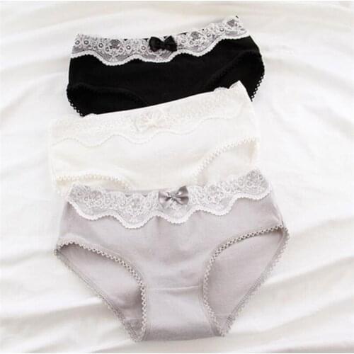 6 Fashion Cotton panties womens Childrens Girls Underwear Kids shorts priefs Comfort Multi-color SQ-A-3-6