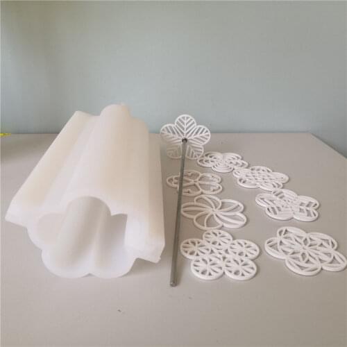 700ml big flower silicone mold for soap making acrylic flower pull through soap shapers new coming craft street design 2021