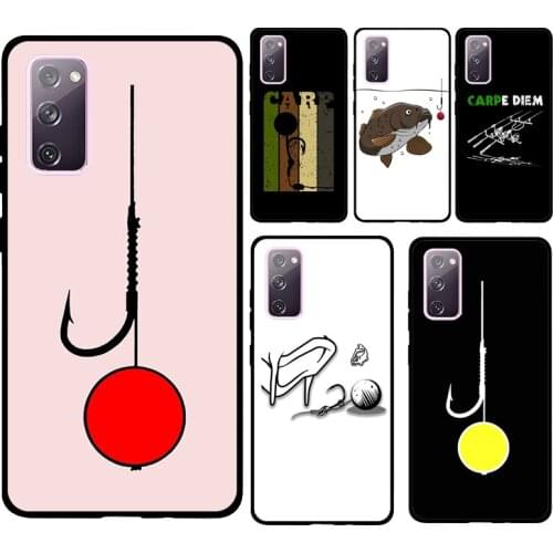 Carp Fishing Boilie Rig Hook Case For Samsung Galaxy S20 FE S21 Ultra S9 S8 S10 Plus Note 10 Note 20 Ultra Back Cover