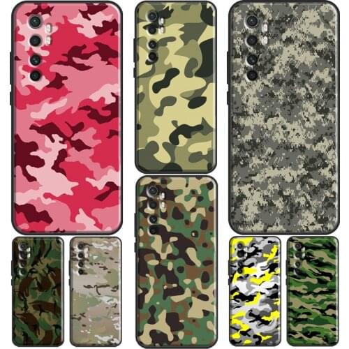 Camo Camouflage Pattern Funda For POCO X3 Pro F3 M3 Case For Xiaomi Mi 11 Ultra Mi Note 10 Lite 9T 10T Pro Cover