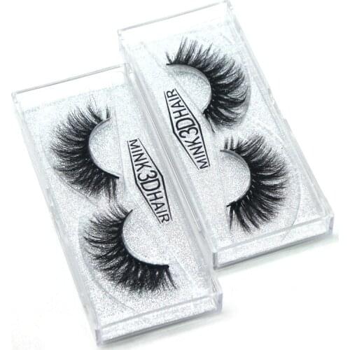 10 Pair 3D mink hair false eyelashes multi-layer thick eyelashes