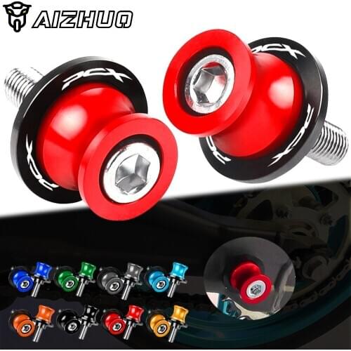 FOR HONDA PCX 125 150 2020 2019 ALLYEARS PCX125 PCX150 Motorcycle 8MM Swingarm Slider Spools Stand Screws CNC Aluminum PCX LOGO
