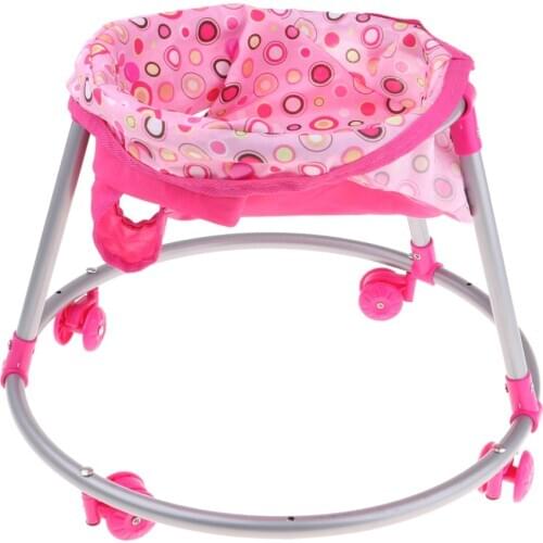 Reborn Doll Furniture Supplies - Simulation Walker Baby Strollers Chair Playset - for MellChan Doll 34*34*30cm Pretend Play Toy