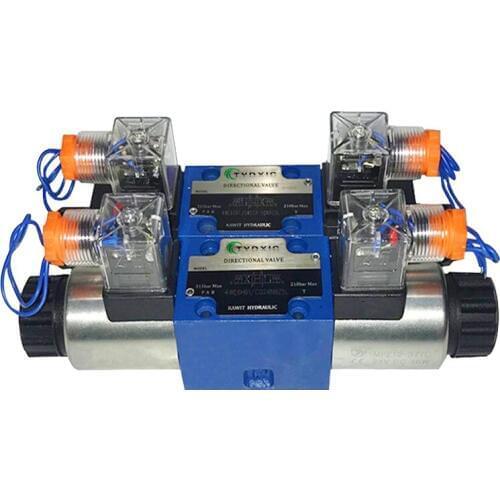 New Hydraulic Press Solenoid Valve Double Head Directional Valve Directional Switching Valve 4WE6E6D 6J46G6H Coil 24220