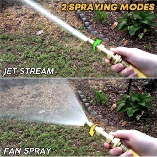 Garden Irrigation Spray Gun Adjustable Brass Sprinkler Car 1 Garden lawn Gun Hose Watering Water System Pc Wash Sprinkler R3C1