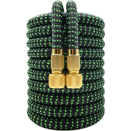 High Quality Rubber Garden Watering Hose Expandable Magic Flexible Garden Hose High Pressure Car Washer Plastic Pipe Irrigation