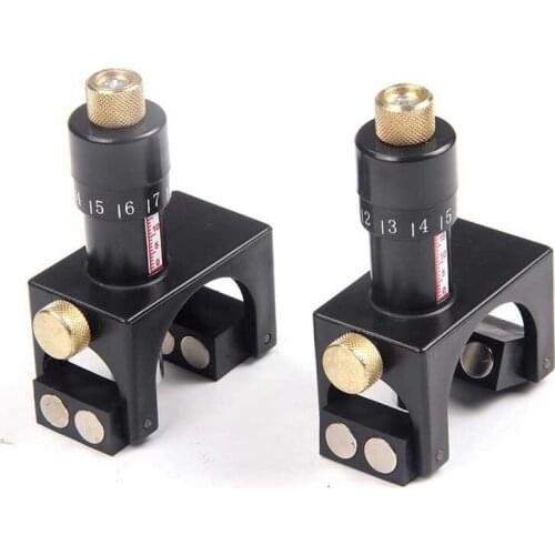 2Pcs /set Wood Planer Jointer Knife Setting Jig Planer Blade Woodworking Cutter Aligner Plastic with Magnet Material