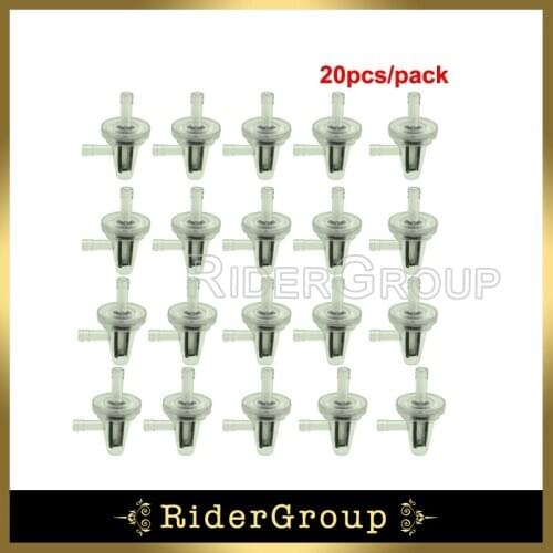 1/4" Fuel Filter For Snowmobile Motorcycle Dirt Bike ATV UTV Quad Go Kart Mini Bikes MTD Kohler Briggs Stratton Mower Tractor