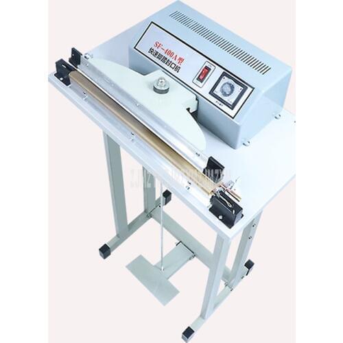 40cm Length Food Pedal Bag Sealer Platic Bag Heat Sealing Machine Dry/Wet Dual Use Aluminum Foil Plastic Food Bag Sealer 400W