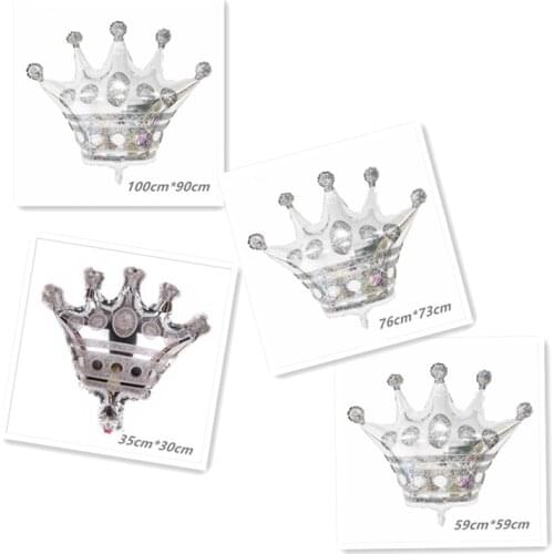 Balloon New Queen Crown Aluminum Film Balloon Birthday Party Decoration Princess Baby Shower Birthday Party Decoration Bar