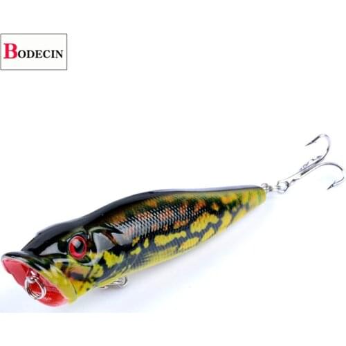 Hard Plastic Crankbait Fishing Lure Big Eyes Bait Artificial Wobbler Topwater Popper 1pcs Bass Carp Fishing Accessories Tackle