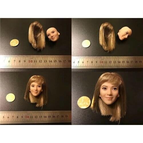 1/6 Wig Model Hair Transplant kit Fit 1/6 Female Head Sculpt Toy Action Figure Accessory